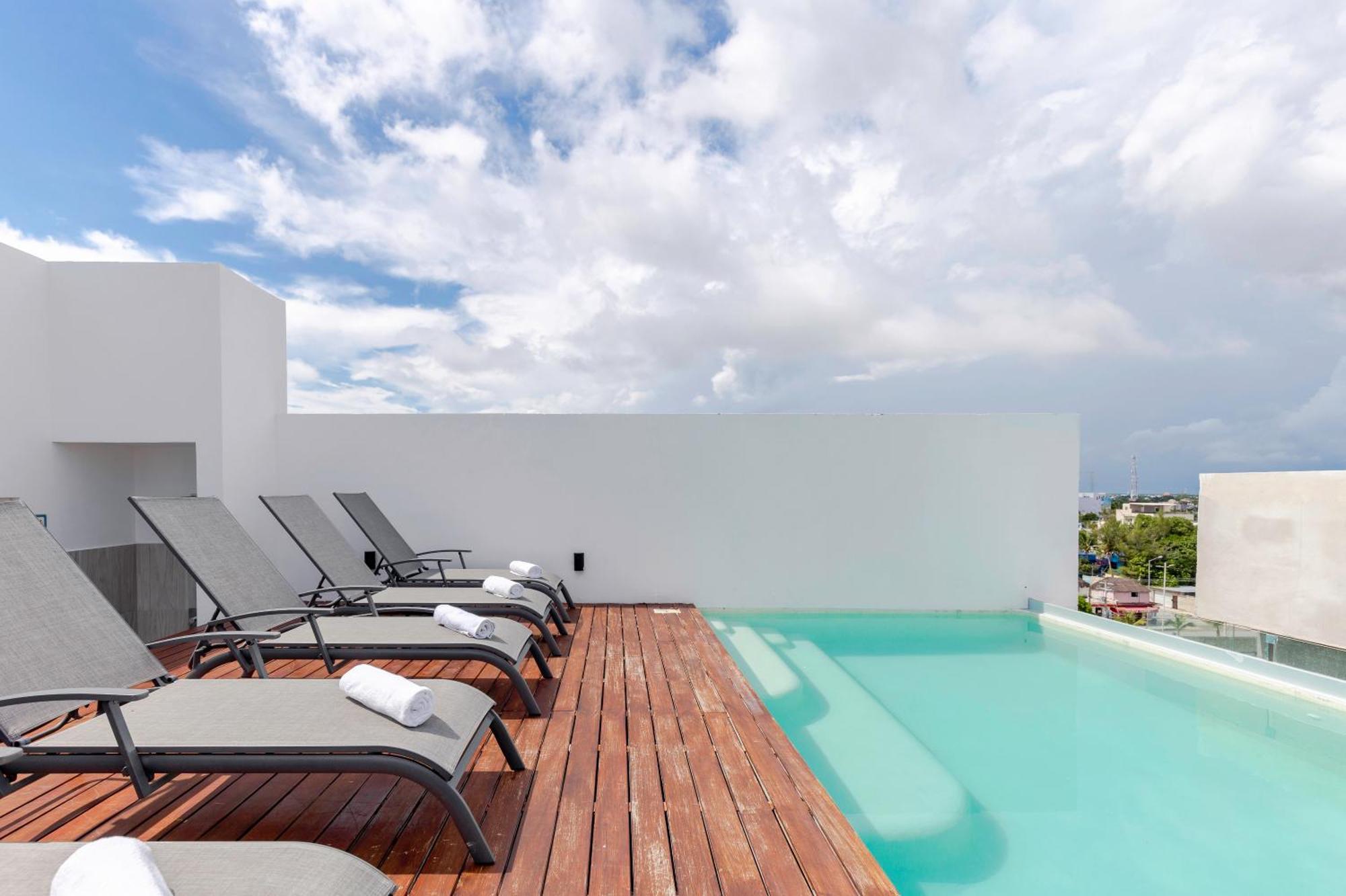 Stylish And Fancy Studio Next To 5Th Av Roof Pool Dk Playa del Carmen Exterior foto